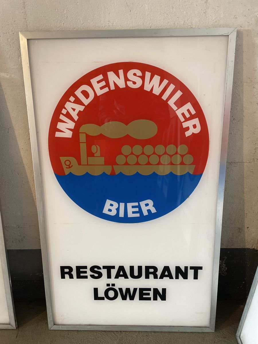 Schilder: Wädenswiler Bier 7 Schilder – Gebraucht aus Oberengstringen von krumpaszky 6