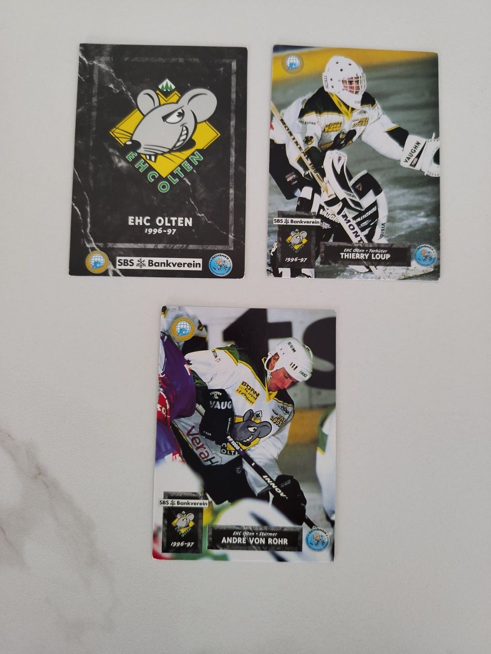 Carte collezionabili: Divers cartes EHC Olten 96-97 – Usato da Plagne venduto da gigi204