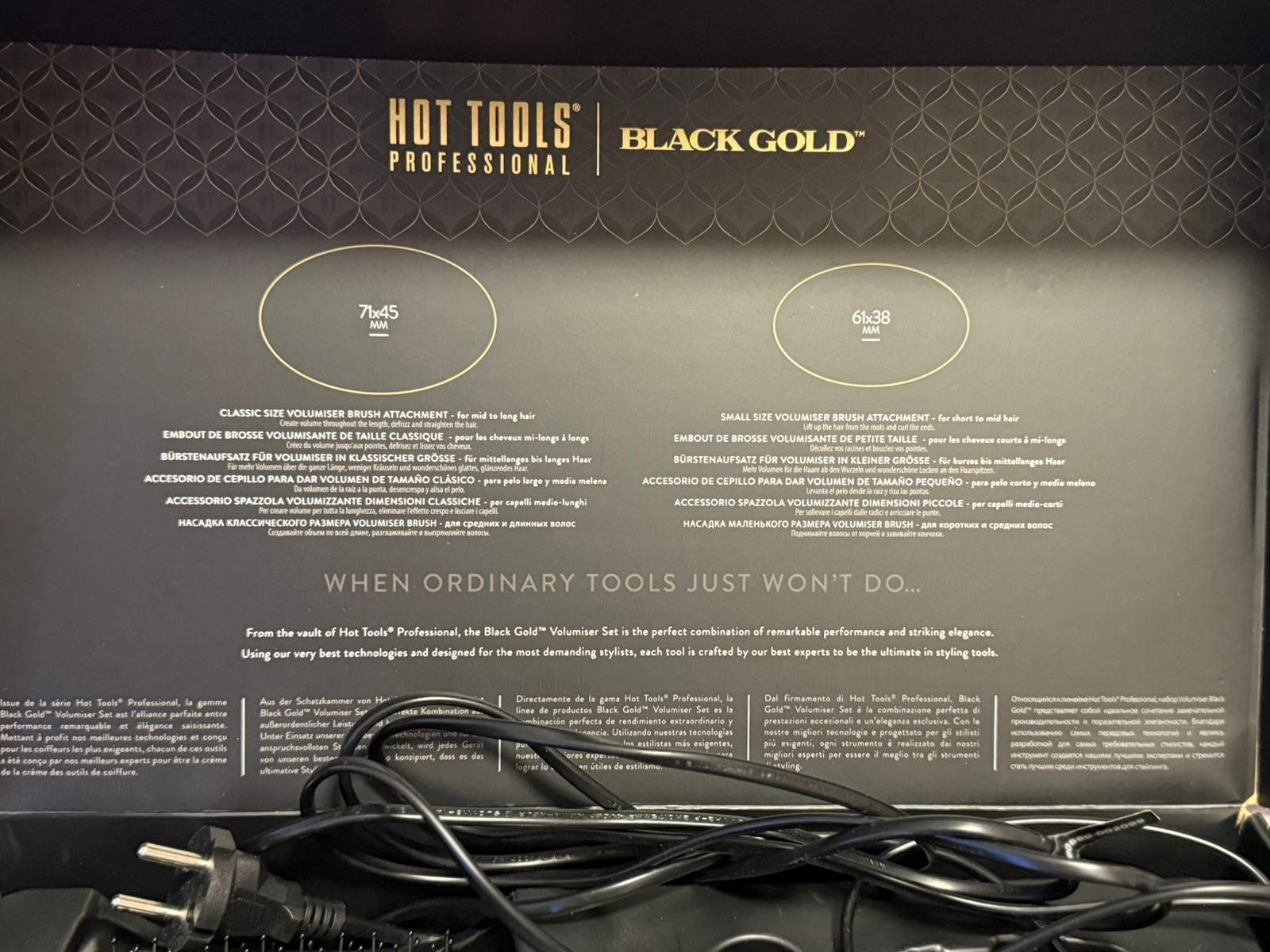 Asciugacapelli: Warmluftbürste Hot Tools Black Gold Volumizer Set – Usato da Bachenbülach venduto da Shukkley 1