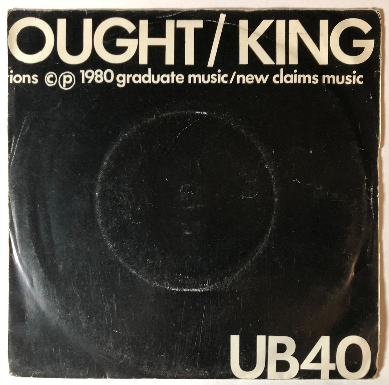 Dischi in vinile: U.B.40 - KING / FOOD FOR THOUGHT – Usato da Poliez-Pittet venduto da Newtown-Records