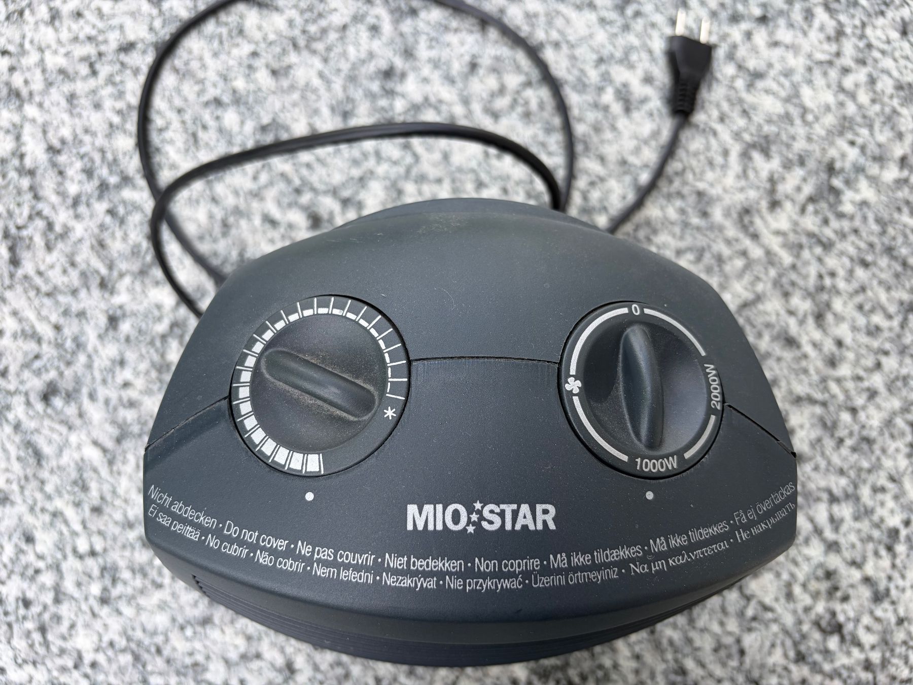 Mio Star Radiatori: MioStar Heizlüfter 2000W – Usato da Steinhausen venduto da Jabou 1