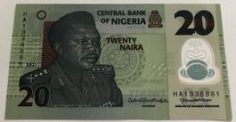 Nigeria 20 Naira 2021 Neuwertig