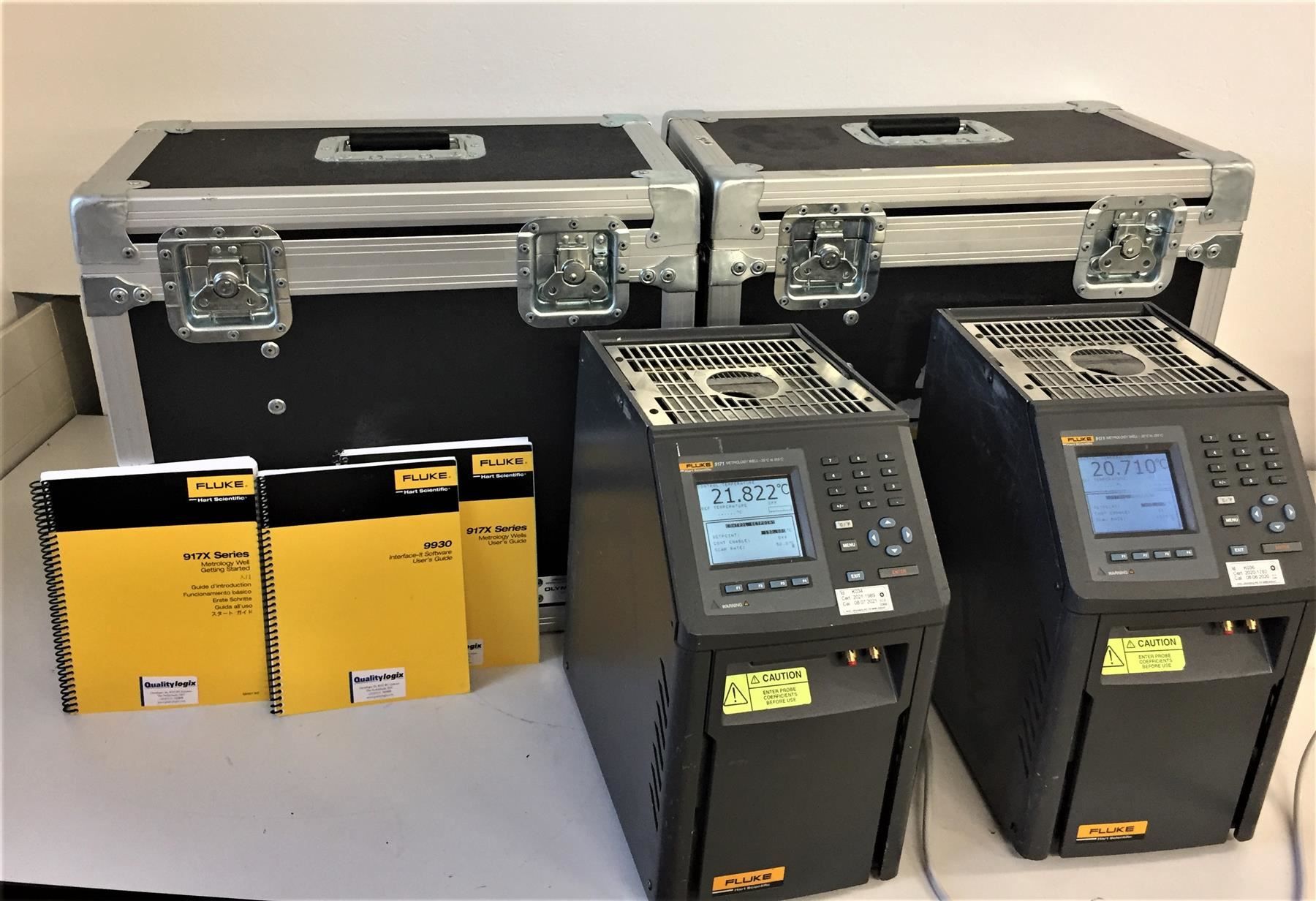 Fluke Misurare: 2x Fluke 9171Calibration Metrologie-Blockkalibrator – Usato da Niederdorf venduto da LeptonAG_Labor