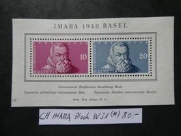 CH IMABA Block W31 ungestempelt