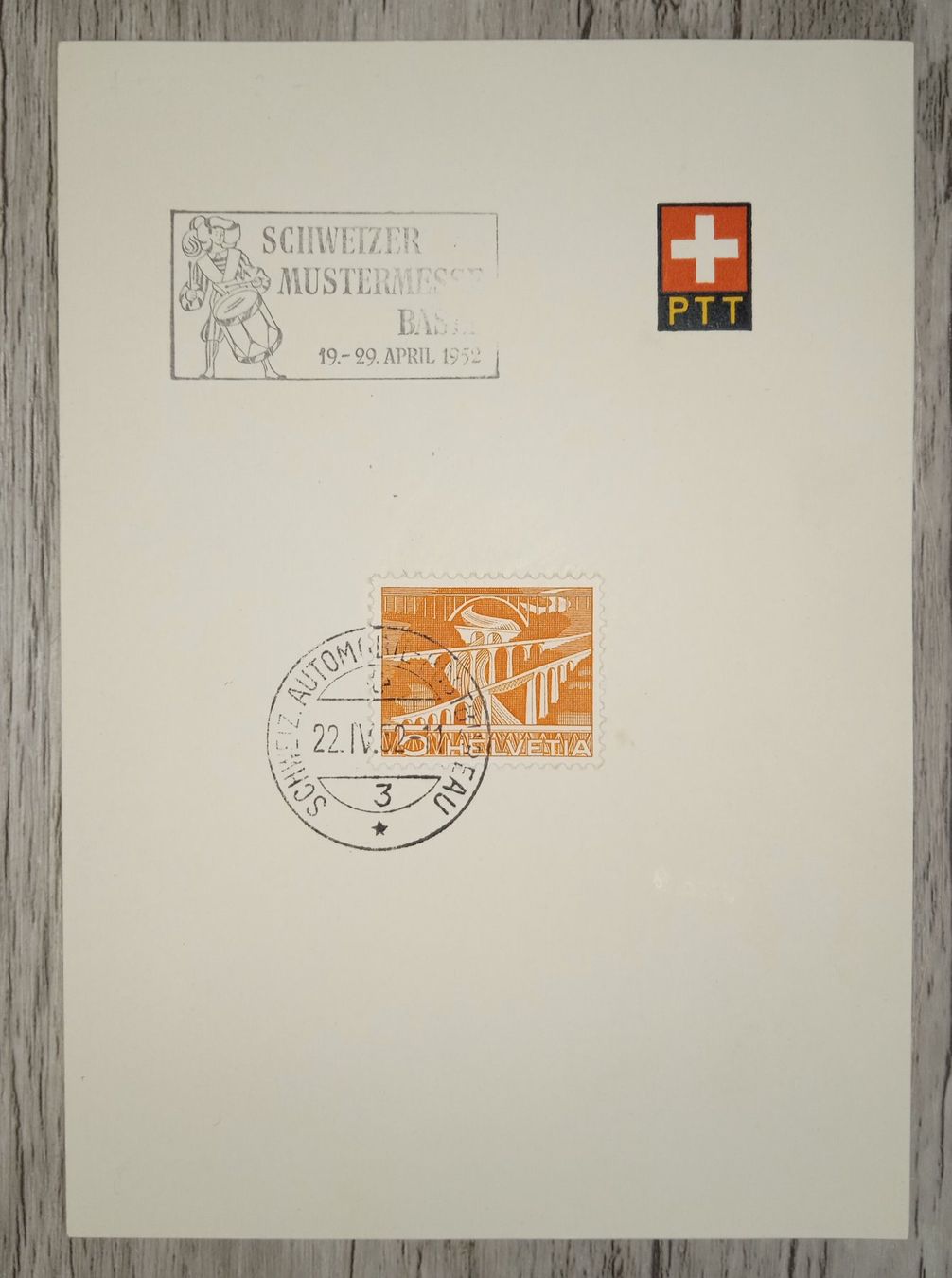 Tutti i francobolli: TR13 Timbres Suisse PTT 1952 – Usato da Cousset venduto da Patrick_Collections