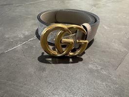 Gucci GG Marmont Gurtel beige Grösse 75|30