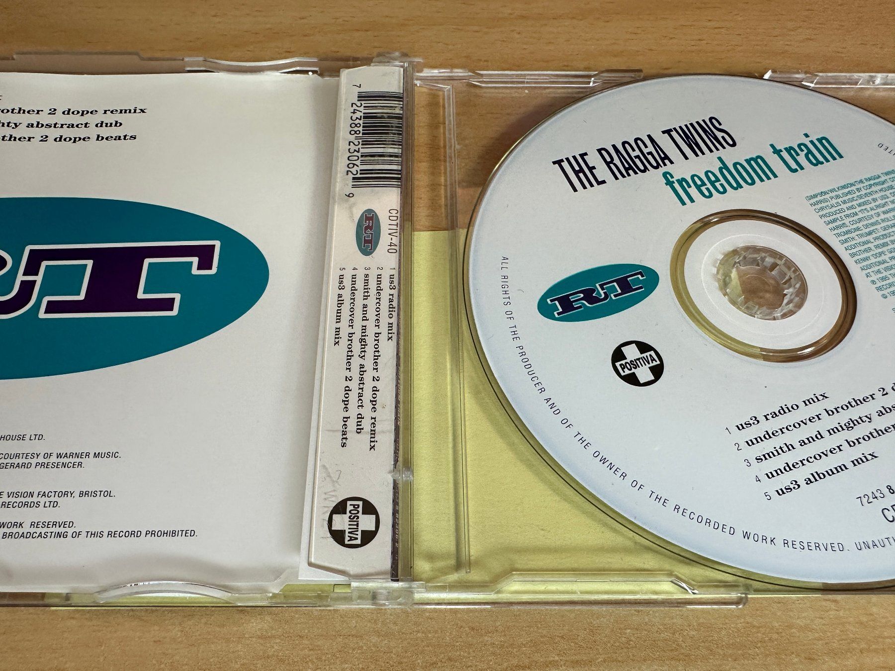 CDs: The Ragga Twins – Freedom Train - Single CD – Gebraucht aus Rikon im Tösstal von Alpenmutz 1