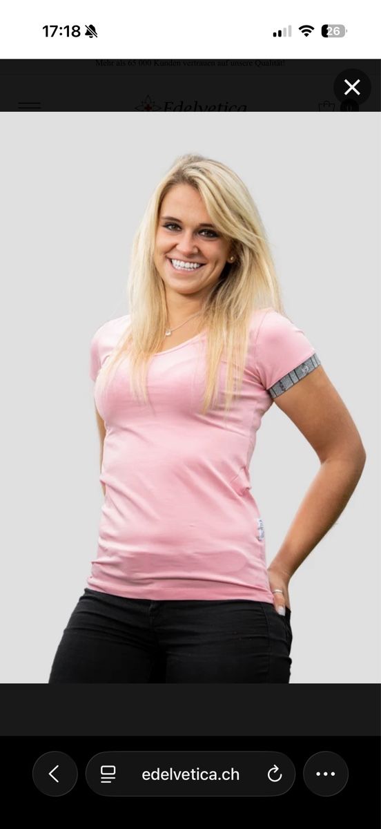 T-shirt: Edelvetica Shirt gr S – Usato da Witterswil venduto da gsc_z6ts 1