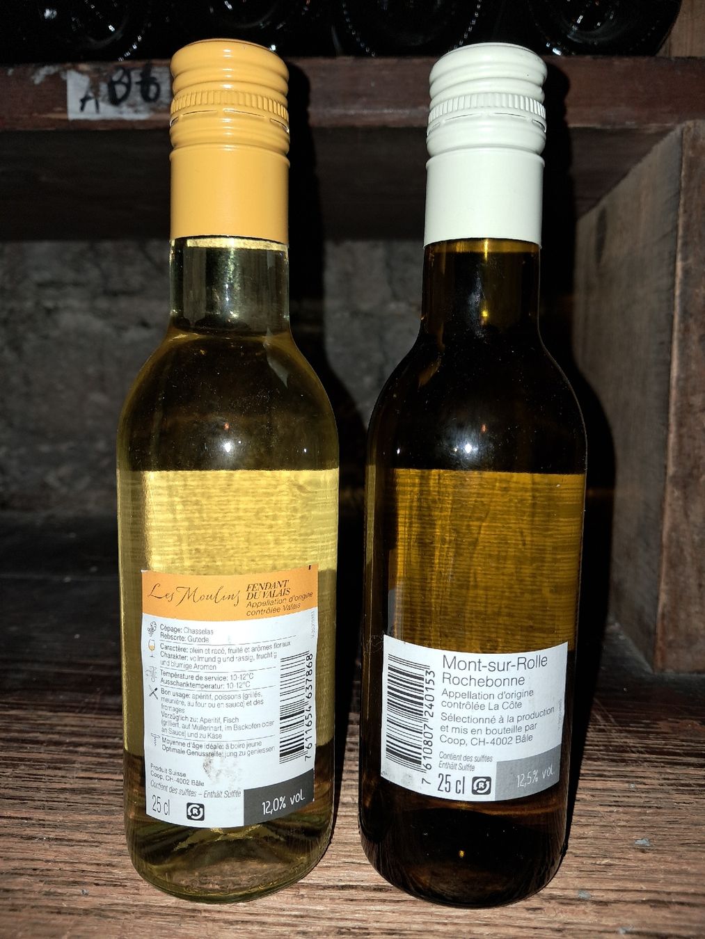 Vino: Lot de 2 petit vins blanc suisse – Nuovo e nell'imballaggio originale da Le locle venduto da juliensaran 3