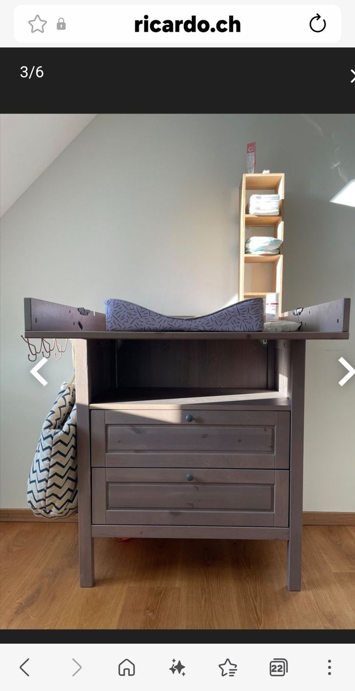 Ikea Tables à langer & accessoires: Wickeltisch – D'occasion à Magden par Tarzan008 2