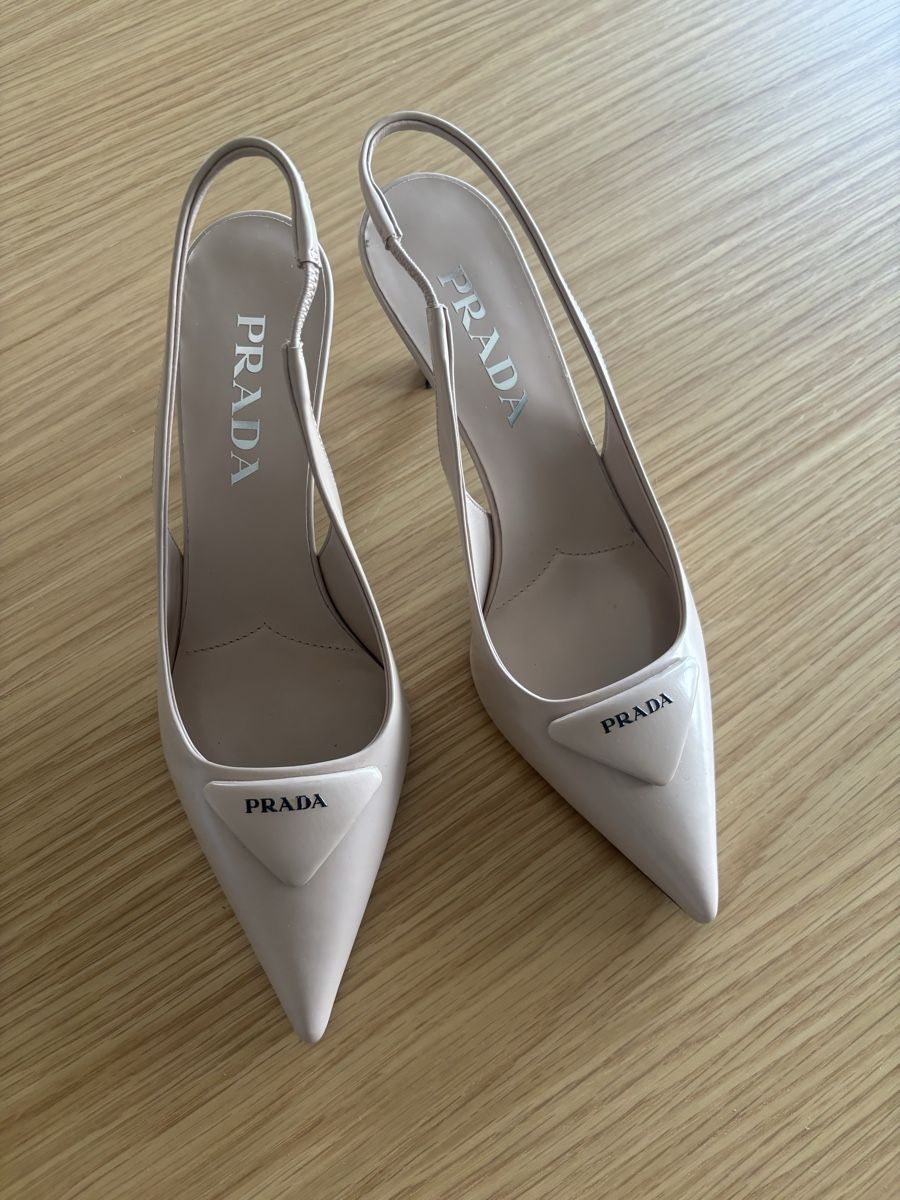 Prada Scarpe da donna: Prada Slingpumps Leder Beige Grösse 35 36 – Nuovo (secondo la descrizione) da Zürich venduto da car_9sdb 1