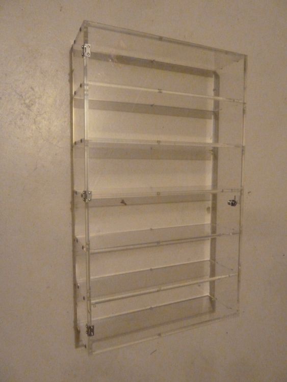 Acryl doos met zwarte acryl basis, doe-het-zelf acryl display standaard met deksel, stofdichte vitrine, kubusvormige toonbankdoos, vitrines voor verzamelobjecten, dozen