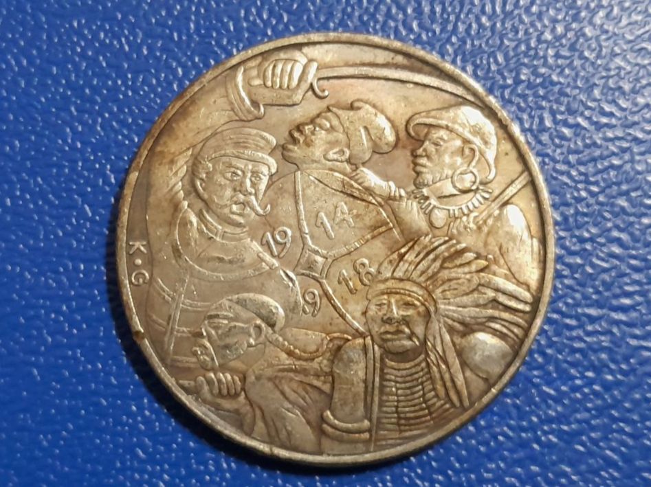 Medaillen: Medaille 1918, 1. Weltkrieg, 36mm – Gebraucht aus Aarau von Reto_BA_01 1