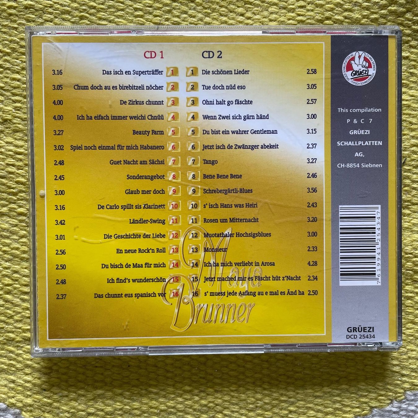 CD: MAJA BRUNNER-2CD MIT UNTERSCHRIFT GOLD – Usato da Rorschacherberg venduto da CD-Roli 1