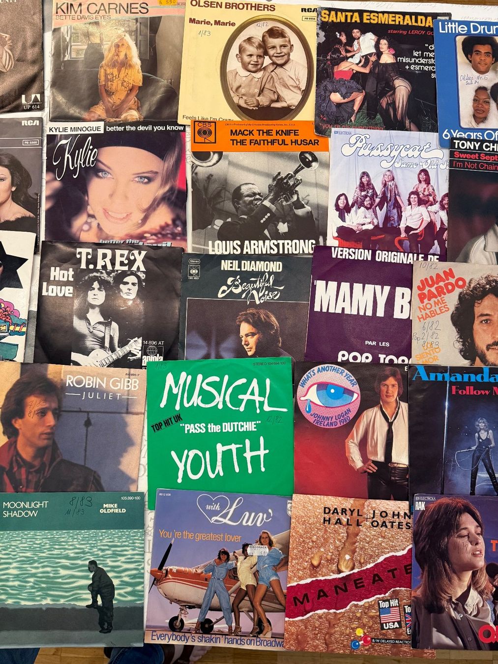 Dischi in vinile: 35 Singles Pop / Vintage 5 – Usato da Zürich venduto da fehlton 2