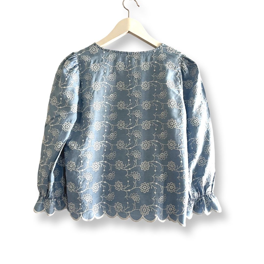 Cream Camicette: CREAM süsse Bluse mit Stickerei – Usato da Jona venduto da vanessasupermarket20 5