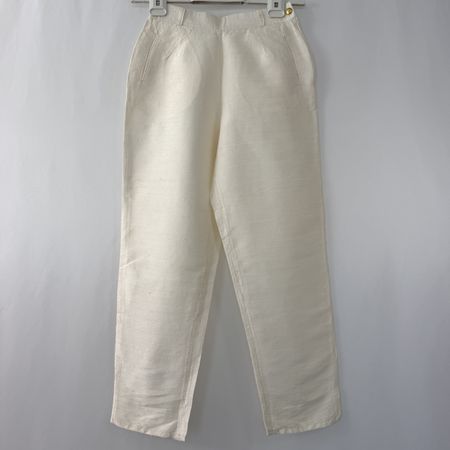 EN SOIE enSoie Zurich white silk pants