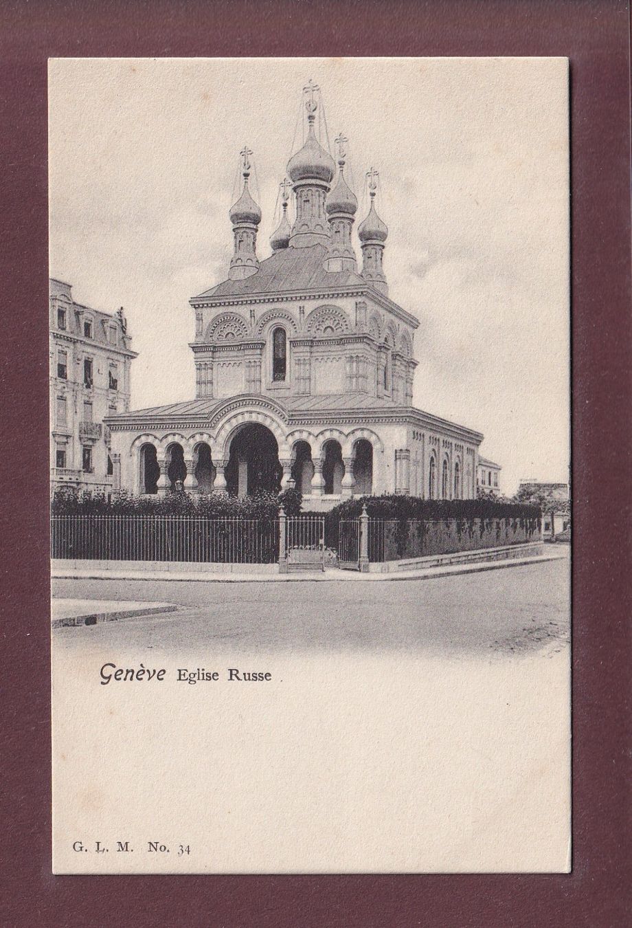 Cartoline postali: GENEVE - Eglise Russe – Usato da Pully venduto da nicecards
