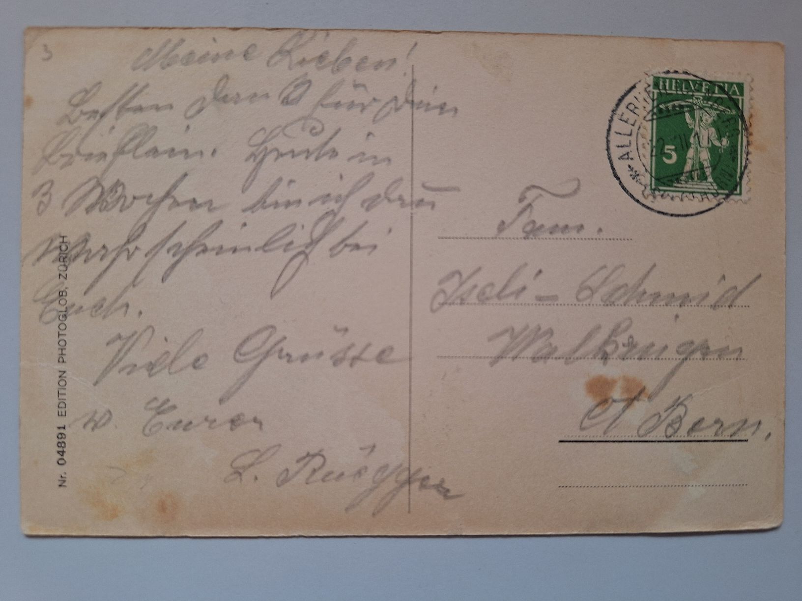 Cartoline postali: Sanatorium Allerheiligenberg  – Usato da Sargans venduto da nicsam1815 1