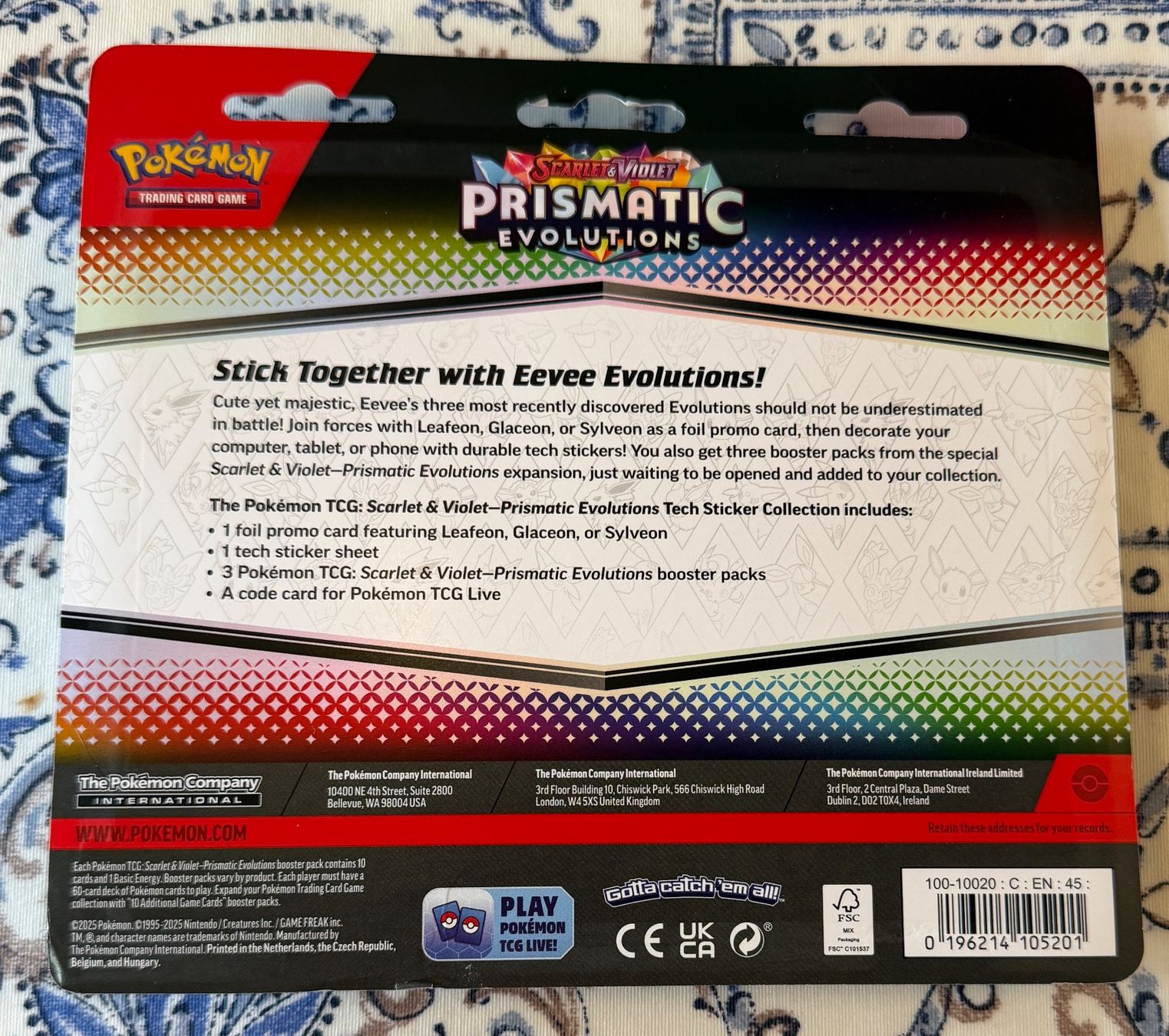 Pokémon Cartes à collectionner: Pokémon - Prismatic Evolution - Tech Sticker Collection - EN – Neuf avec emballage d'origine à Meyrin par mat_y78m 1