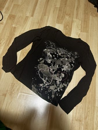 Süsses Grunge Langarmshirt Gr. S