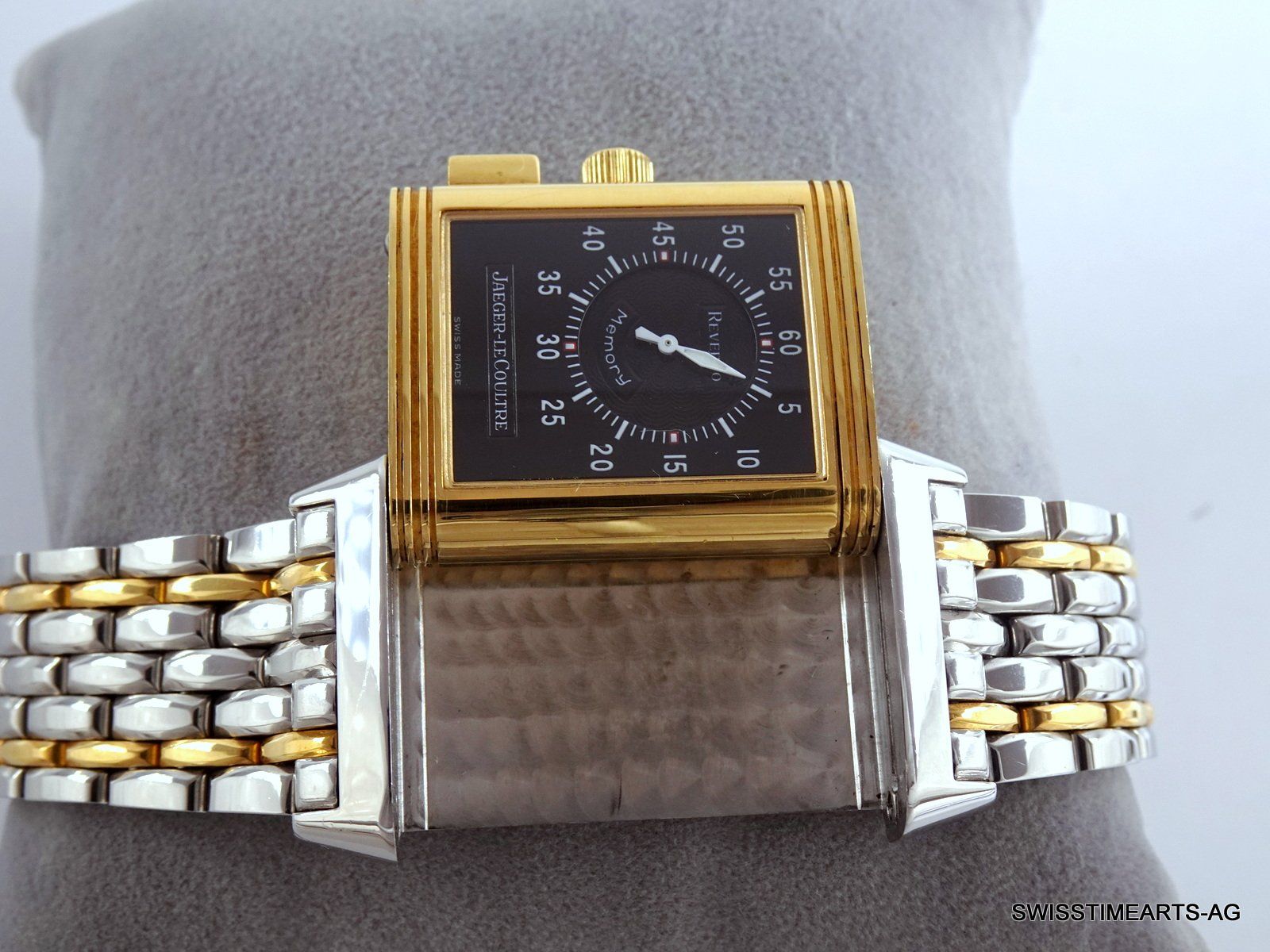 Jaeger-Lecoultre Orologi: JAEGER LECOULTRE 18K/SS DUOFACE MEMORY 255.5.82 CHRONO – Usato da Zürich venduto da SWISSTIMEARTS-AG 3