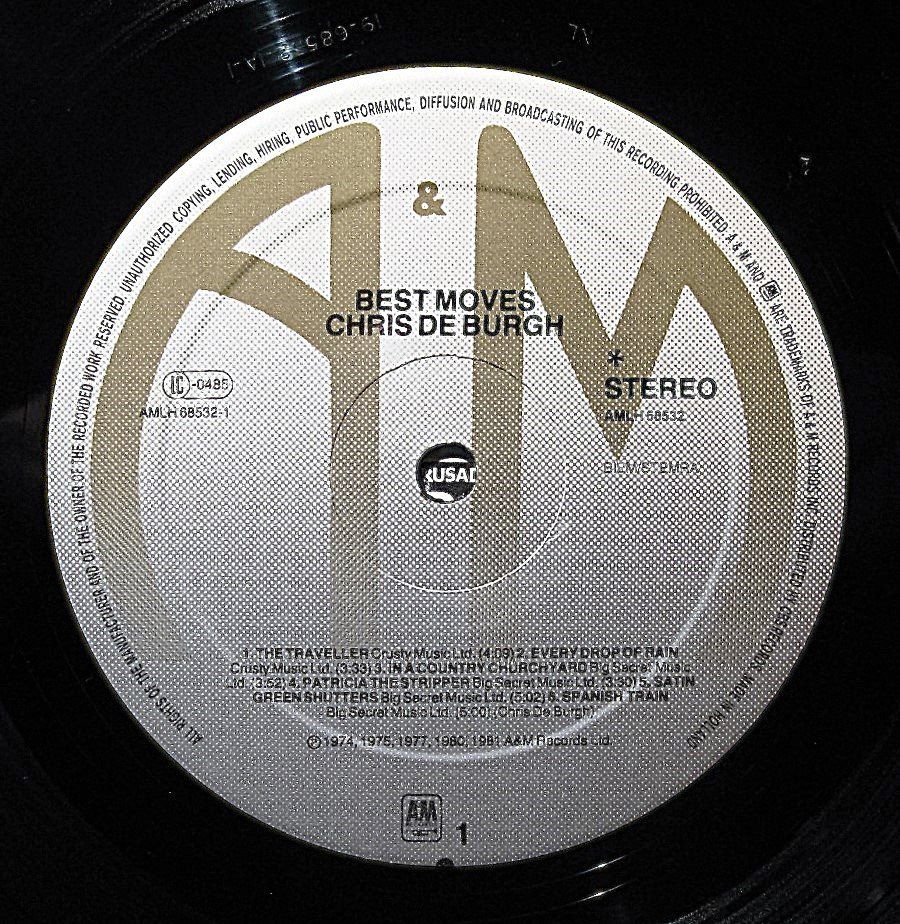 Dischi in vinile: CHRIS DE BURGH "Best Move" LP in VG++/EX – Usato da Monthey venduto da Pingmub 3