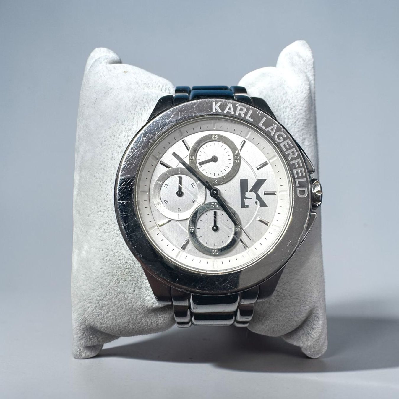 Karl Lagerfeld Orologi: Karl Lagerfeld Stahluhr – Usato da Basel venduto da mkz_859r