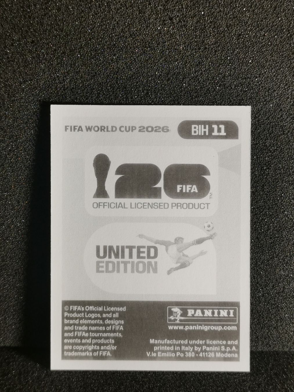 Panini Carte collezionabili: Panini Wm 2026 Sticker :Ivan Sunjic Bih 11 – Usato da Einsiedeln venduto da sza_588x 1