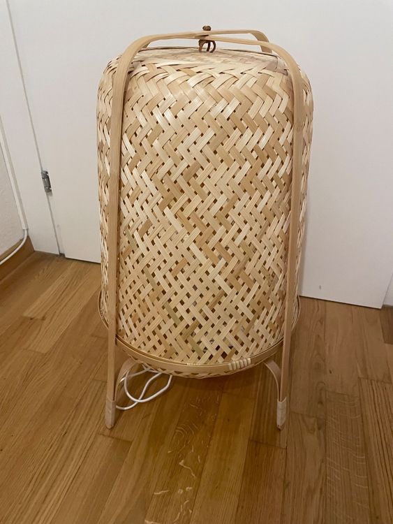 ikea knixhult stehlampe aus bambus Kaufen auf Ricardo