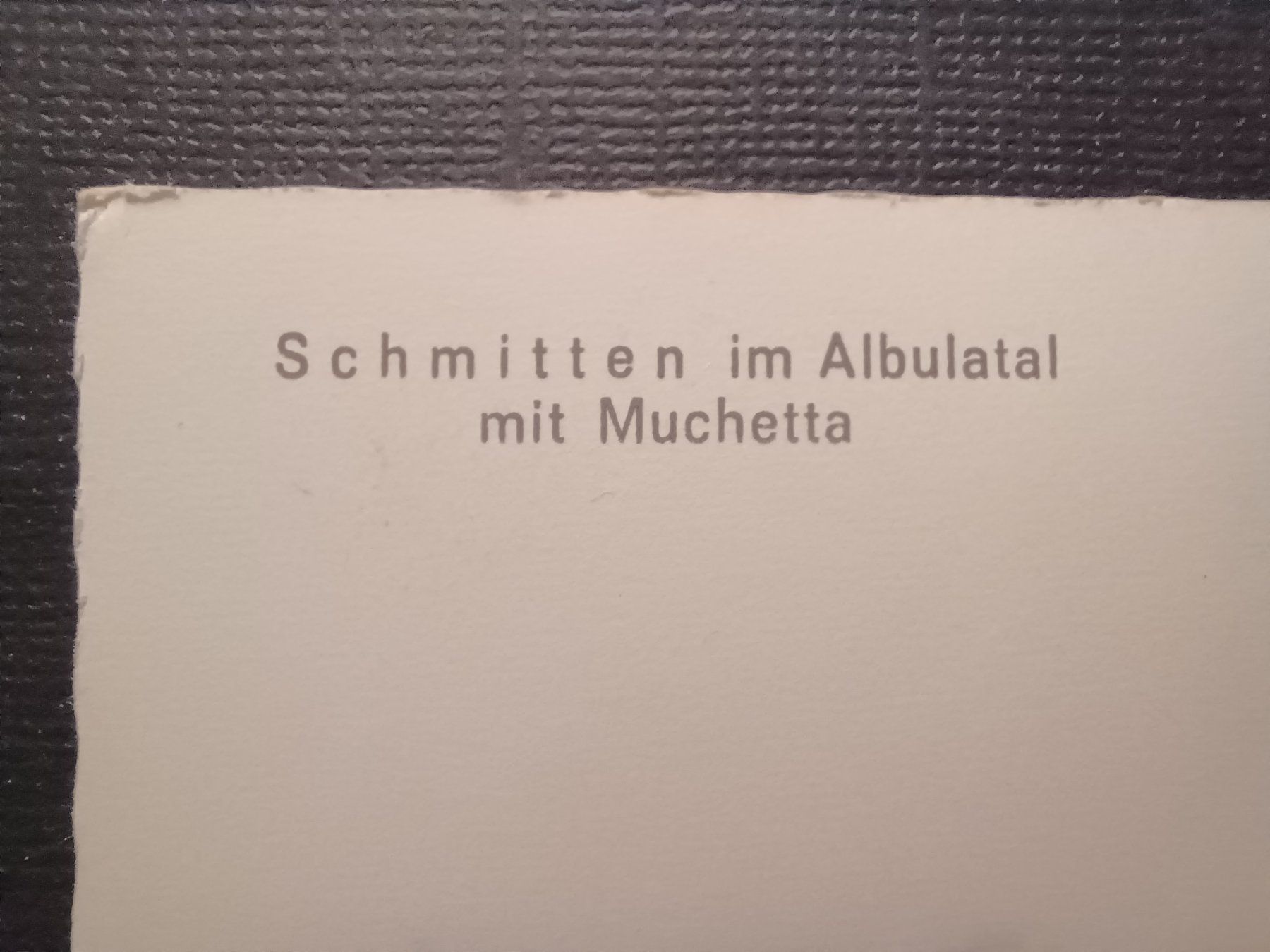 Cartoline postali: GR, Schmitten im Albulatal mit Muchetta, Winter, No.08-208 – Usato da Aarau Rohr venduto da mgvw 2