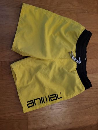 Badeshorts gelb Grösse 5-6 Jahre ca 116/122