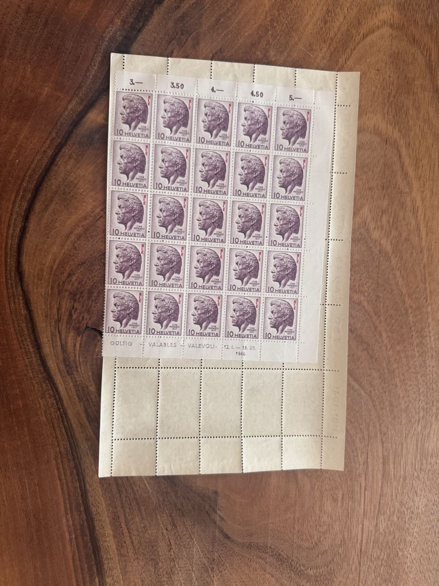 Tir à l'arc: Briefmarken 1941 10 Rappen 22 Stück postfrisch – D'occasion à Solothurn par Alex702 1
