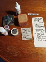 Restposten mit Stempel und Zubehör(4) Kursmaterial