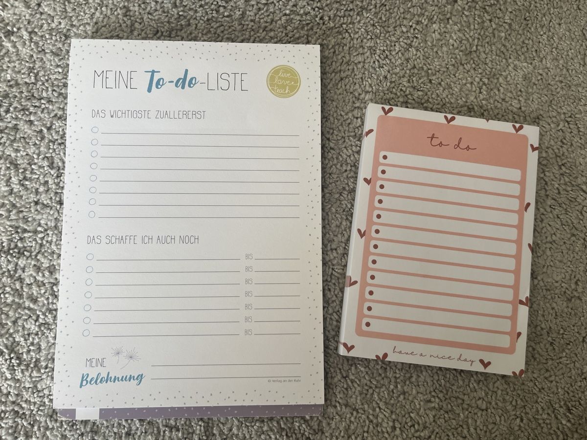 Bücher: ToDo-List Checkliste – Neu (gemäss Beschreibung) aus Frauenfeld von ste_5h8b