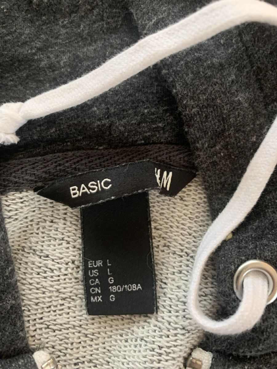 H&M Maglioni & Felpe: H&M Basic Hoodie Grau Gr. L – Usato da Madiswil venduto da fip_bcv7 1