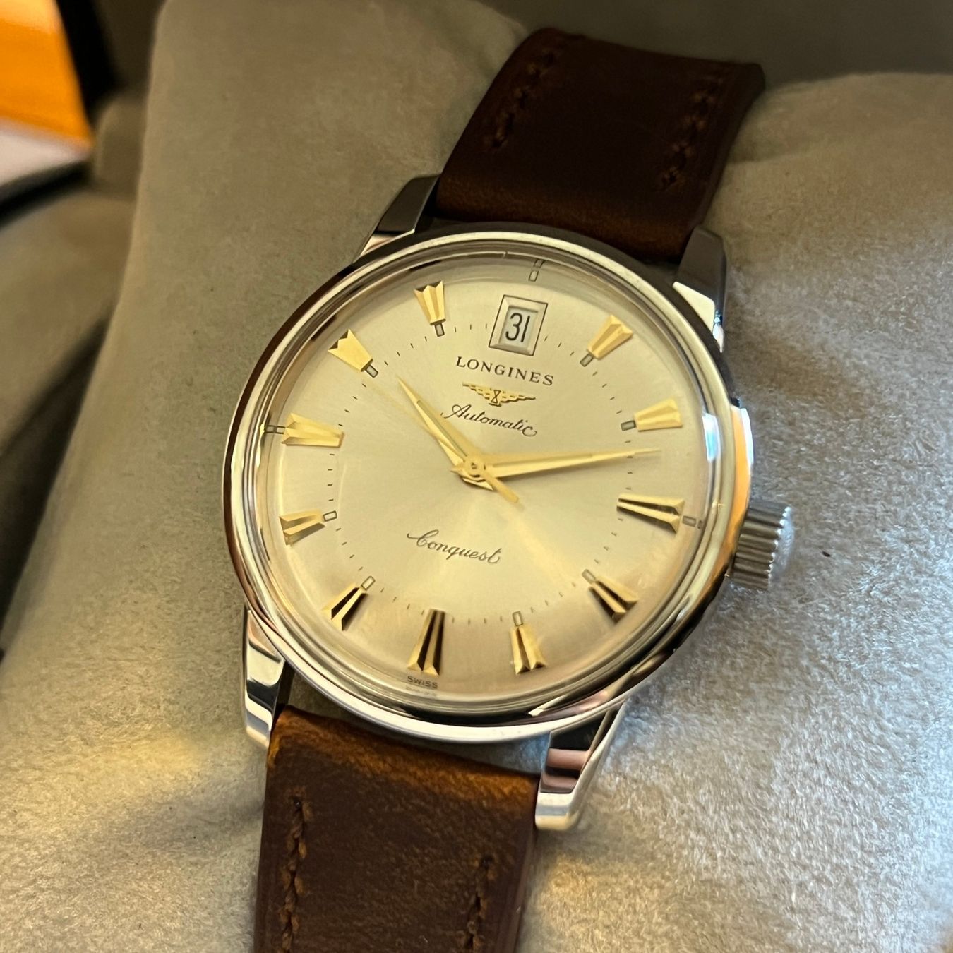 Longines Uhren: Longines Conquest Heritage Automatic Date Full Set L1.611.4 – Gebraucht aus Carouge GE von Watchaser 2