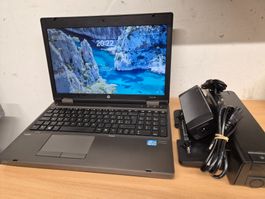 HP Probook 6570b mit Windows 11 PRO und HP Basic Docking