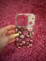 Original iPhone 16 Pro Hülle mit Blumenmuster, Top!