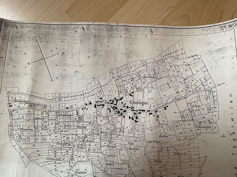 Documenti: Zonenplan Triboltingen (TG) 1932 – Usato da Bottighofen venduto da onyx42 2