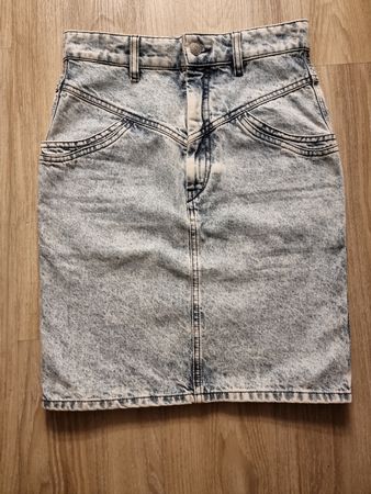 Stylischer Jeans Jupe, Rock Gr. XS/S