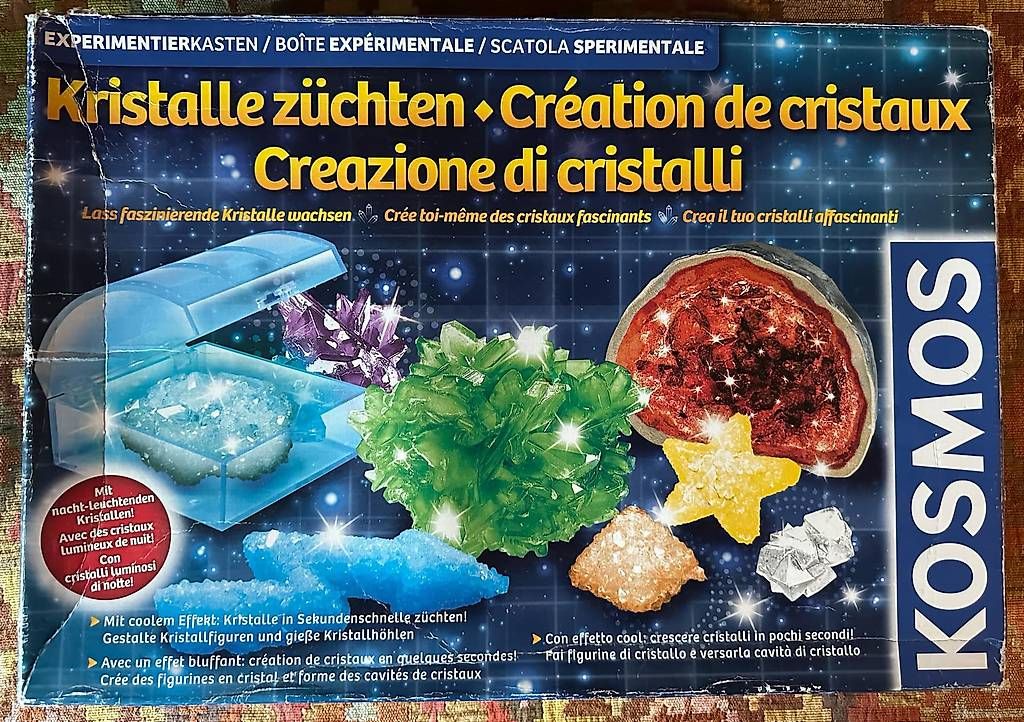 Kit bricolage: Gioco creazione di cristalli – Usato da Vezia venduto da Curzio83