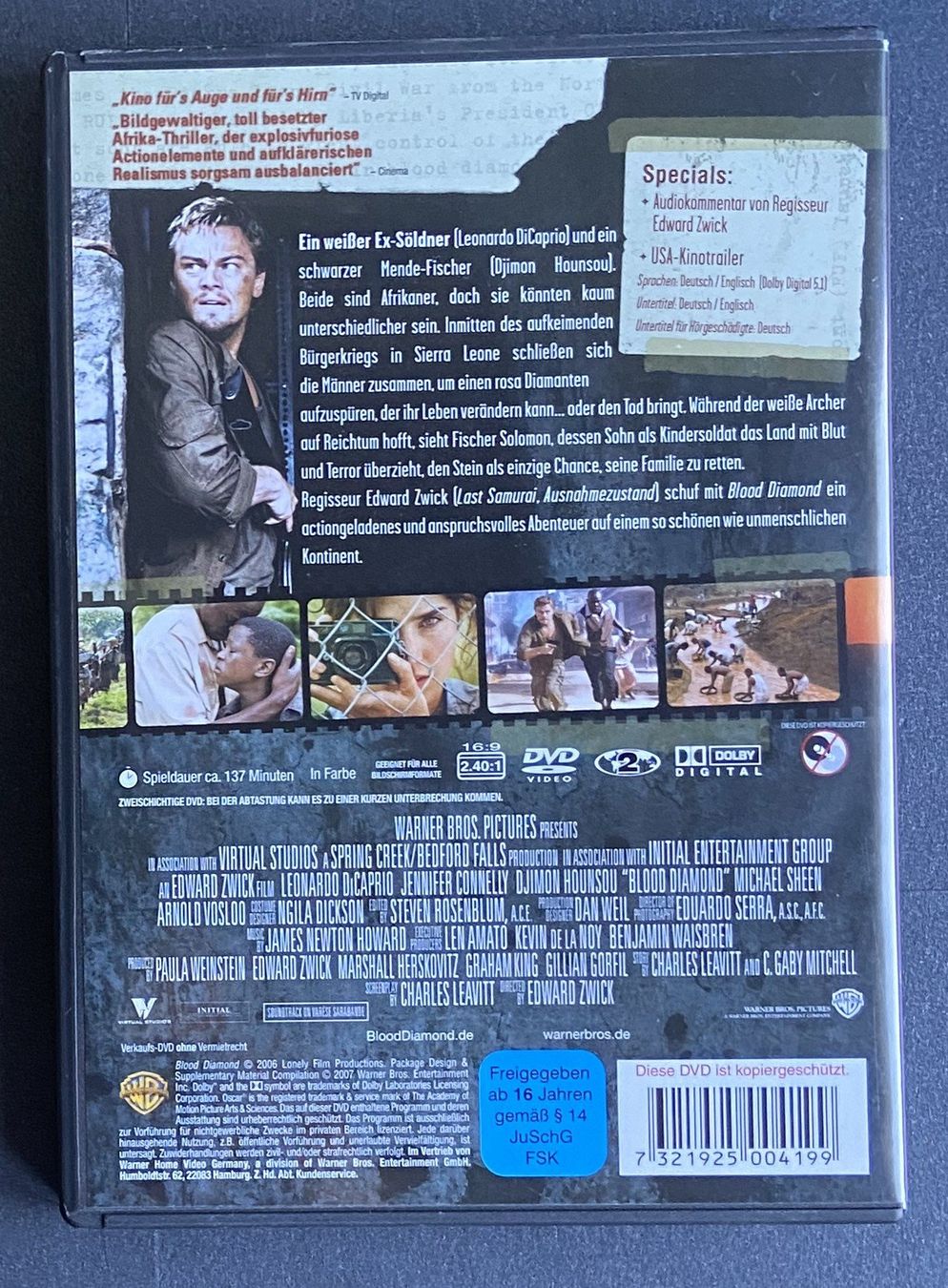 Alle DVDs: DVD "Blood Diamond" – Gebraucht aus Böckten von Hansi36 2