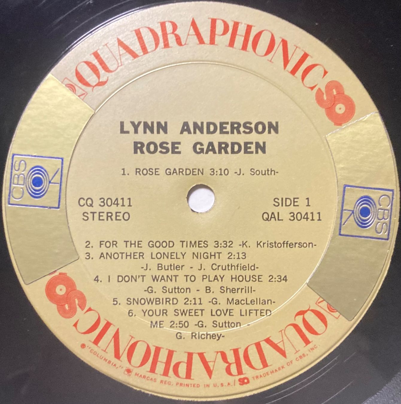 Dischi in vinile: LYNN ANDERSON - ROSE GARDEN – Usato da Poliez-Pittet venduto da Newtown-Records 2
