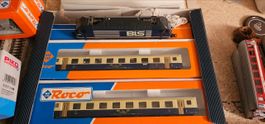 5 BLS Wagen Roco NUR die Wagen !! Teilweise mit Personen