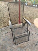 2 Gartenstühle (verstellbar von sitzend zu leicht liegend)
