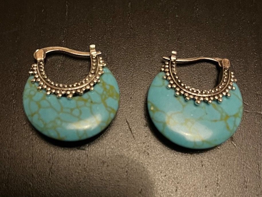 Ohrringe & -stecker: Ohrringe mit Türkis – Neu (gemäss Beschreibung) aus Gams von Mariawicca 3