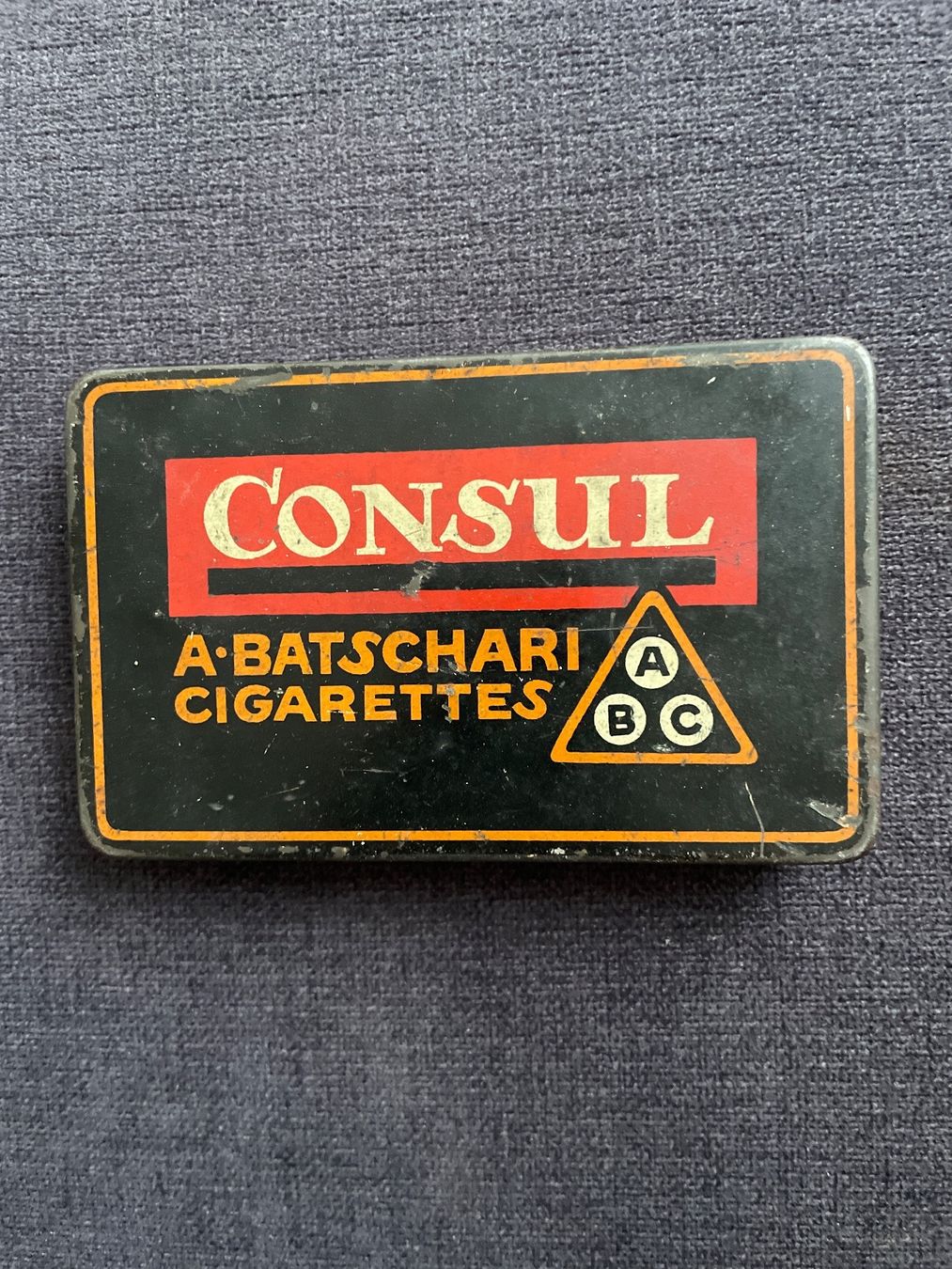 Barattoli: Blechbüchse A. Batschari ABC consul 25 Cigarettes – Usato da Winterthur venduto da cheerio97 1