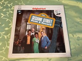 Sesamstrasse Buch und Schallplatte Originalcast Selten!