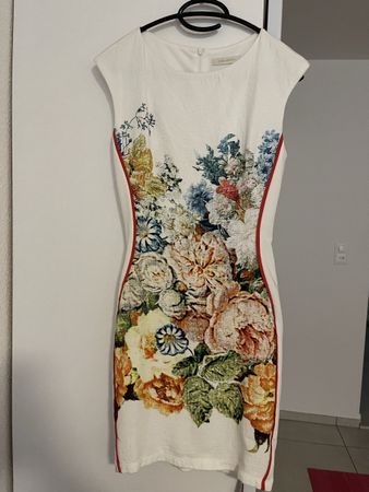 Elegant Bloston Dress, Size 36, Floral Print, Great Find!